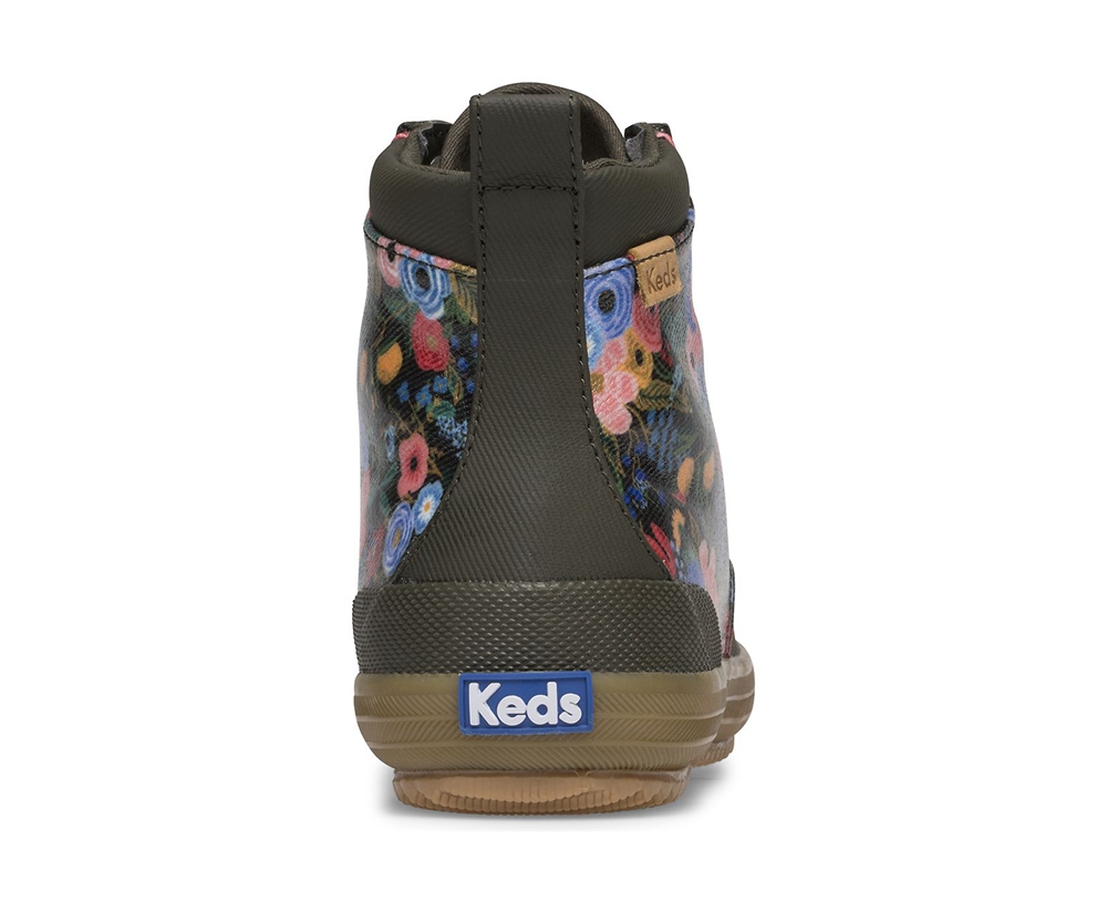 Botas Keds Mujer Verde - Rifle Paper Co. Scout Water-Resistant Garden Party - 278-UIBDWX